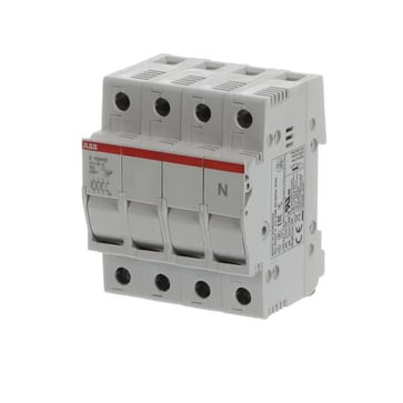 Sikringsholder 3-poletNul for 10,3x38mm sikringer maksimum 32A 690V 52,5mm bred