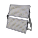 500W Super High Power LED Projektør med 1m Kabel, Sort Hus, IP65, 4000K, 135lm/W