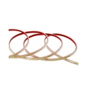 Vandtæt slim COB strip med 296 LED, 10W/m, IP67, 230V, tape bagpå - 5 meter