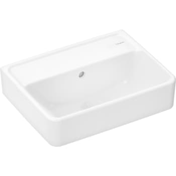 HANSGROHE Xanuia Q håndvask 450x340mm u/hh t/væg porcelæn hvid
