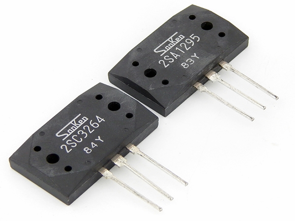 2SC3264+2SA1295 PNP/NPN transistorpar - 230V 17A 200W