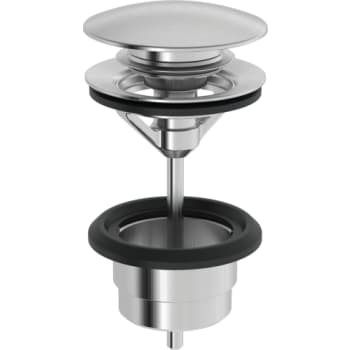 ORAS bundventil 63mm/1 1/4 u/overl click-syst børstet stål