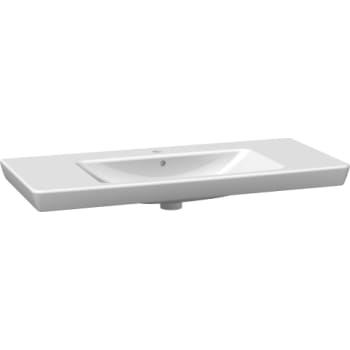 Dansani Mido+ Vask Lotto 105*48 cm porcelæn hvid