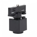 SPS2 Adapter Slim - Sort 3-faset med stikdåse, Spectrum, 230V
