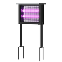 Solcelle insektlampe - Sort, IP65, 20W, dækker op til 120m2, Effekt: 1,3W - Til udendørs brug.