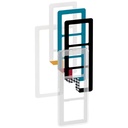 LK Fuga ramme CHOICE 68 3x1m - transparent