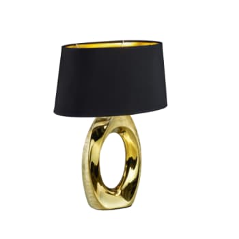 Taba Bordlampe 52 cm guld/sort