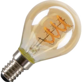 LED Krone G45 E14 2W 70lm 1800K CRI80 guld