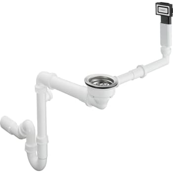 hansgrohe D16-10 Manuelt af- og overløbssæt til granitvask