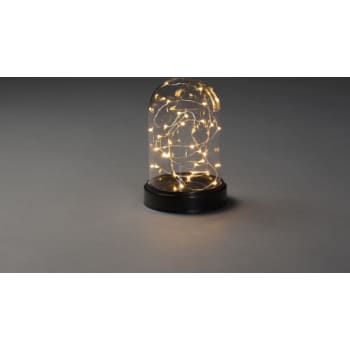 Glas kuppel 30 amber LED