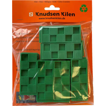 Knudsen hængerkort kile, grøn, 20 stk.