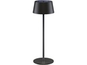 Trådløs LED solar bordlampe, sort (IP44)