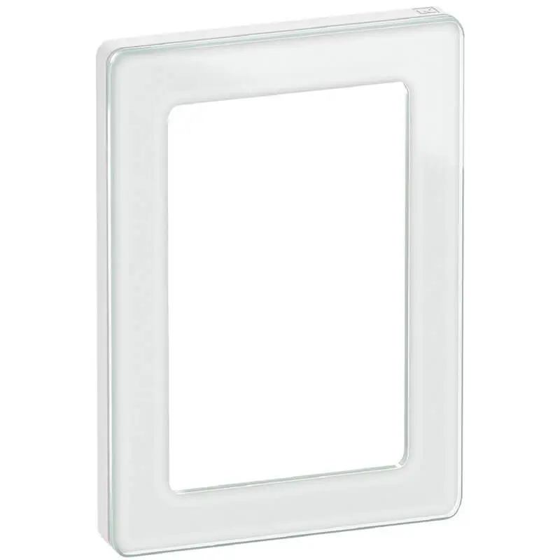 LK Fuga ramme PURE 66 glas 1½m - hvid
