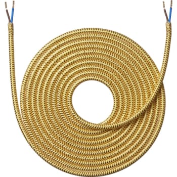Stofledning 4 meter, Shiny Guld