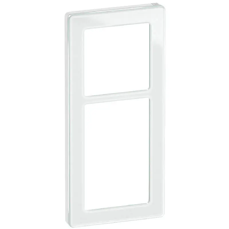 LK Fuga ramme PURE 66 glas 2½m - hvid