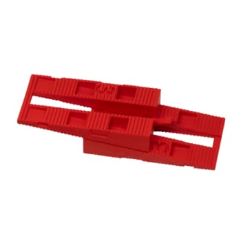 Novafix kile 3 rød, H16mm x B45mm x L93mm, 224 stk i plastkasse
