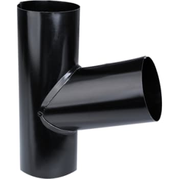 Plastmo Sort Stål grenrør 75 mm 70°