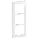 LK Fuga ramme PURE 66 glas 3x1m - hvid