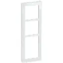LK Fuga ramme PURE 66 glas 3½m - hvid