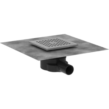 Hansgrohe afløbsskål, ø40/146 x 146 mm, børstet rustfrit stål