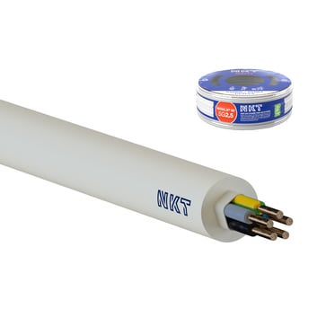 Installationskabel NOIKLX 90° Dca 5G2,5 Lysegrå Rg100, Kampagnepakke 3033800038