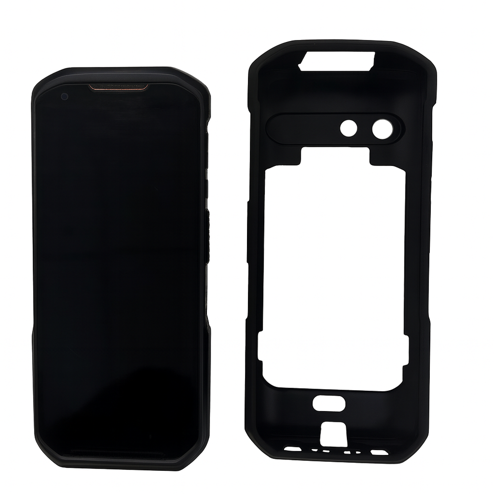 Etui til 1D+2D håndscanner, Android 13 - PDA med stregkodescanner og QR - Beskyttende cover til din Android 13, der kombinerer PDA og stregkodescanner.