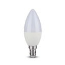 3,5W RGB+6400K Kertepære E14 - Dæmpbar med RF Kontrol - 320lm - RA80
