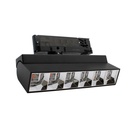 Justerbar LED lysskinne til 3-faset skinner, 36W, 23,5 cm, sort - LEDlife RA92, 230V input, 5500lm