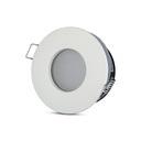 GU10 lampe - rund, hvid IP54 udendørs væglampe til havebelysning