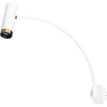 Puls XL Væglampe GU10, hvid/messing