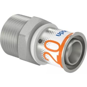 Uponor S-PRESS kobling med nippel CW724 20x3/4"MT