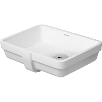 Vero vask til underlimning 43 x 31,5 cm uden hanehul