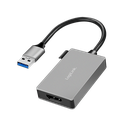 USB 3.0 til HDMI konverter - USB A han til HDMI hun