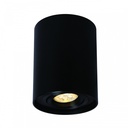 Chloe GU10 LED Armatur - Sort, Rund, Justerbar Spot, IP20, 230V Indgang