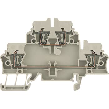 Dobbeltklemme skrueløs zdk 2.5 167430