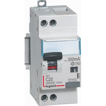 DX3 RCBO kombiafbryder C10 1pol+N 300mA type-F 2M 6000/6KA