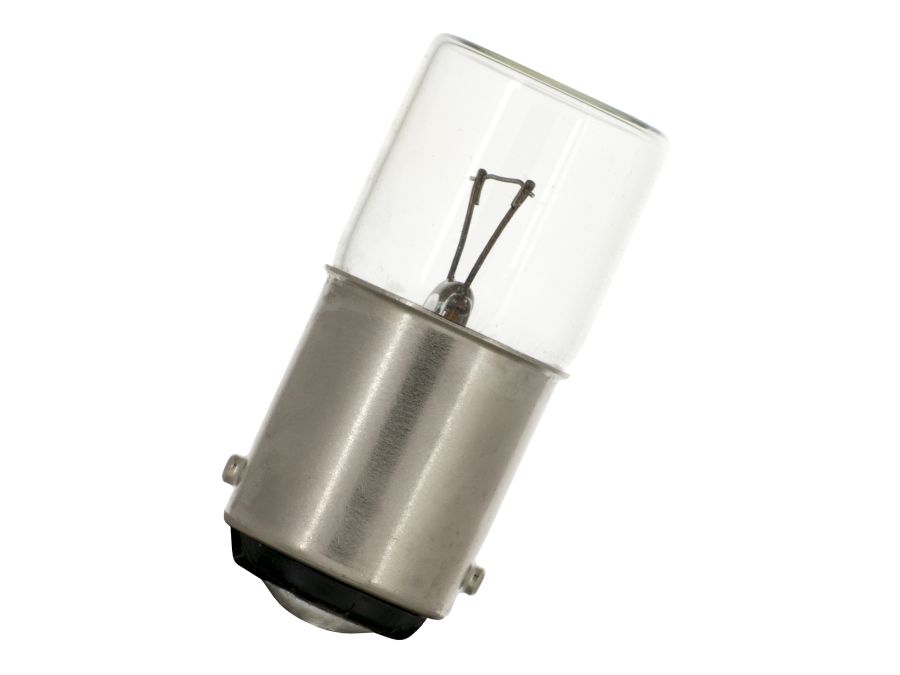 Dværglampe - 24V / 208mA / 5W, Ba15d sokkel (Ø16x35mm)