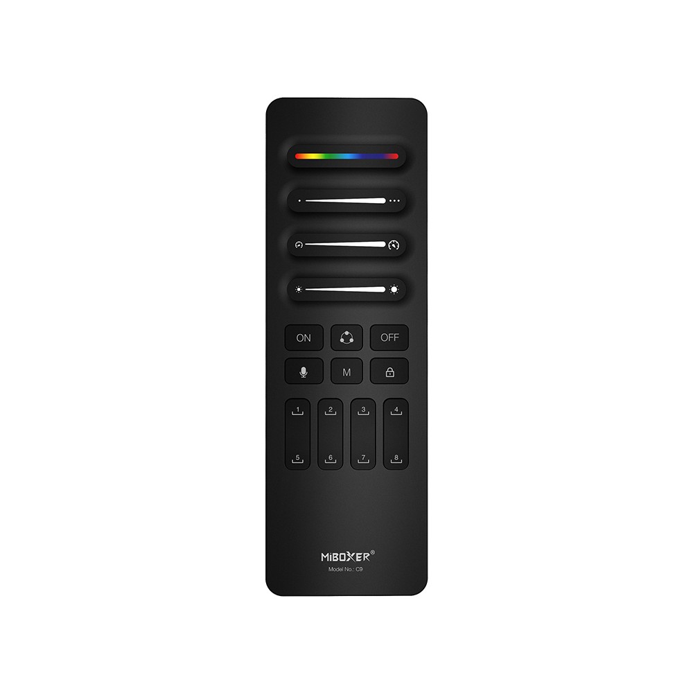 Trådløs fjernbetjening til 5i1 DMX strip controllers - 2,4GHz, kompatibel med 12V-24V input
