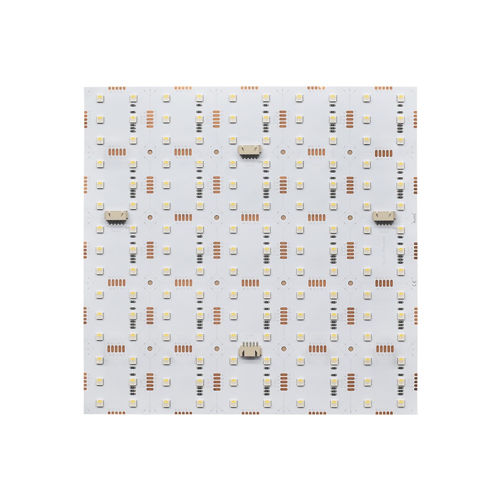 25x25 foldbar RGB+NW LED ark RA95, 17,5W - IP20, 24V - 900lm/m - RA94