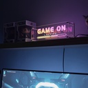Neon LED RGBIC Bluetooth skilt til gaming med USB-indgang