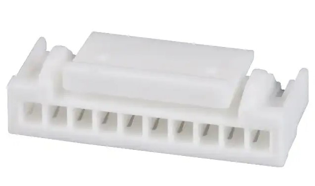 Ledning-til-print stikhus - JST GH, 1x10pol, 1,25mm
