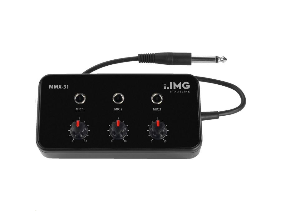 Mikrofonmixer MMX-31 - For 3 mikrofoner