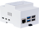 DIN-skinne kabinet til Raspberry Pi 5, Hvid