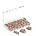 Muffe til skrueløs tilslutning af ledning 0,32-2,5mm2, 230V - 34 stk.