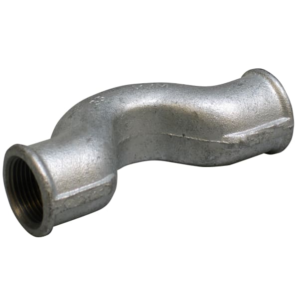 1" Galvaniseret overbøjning