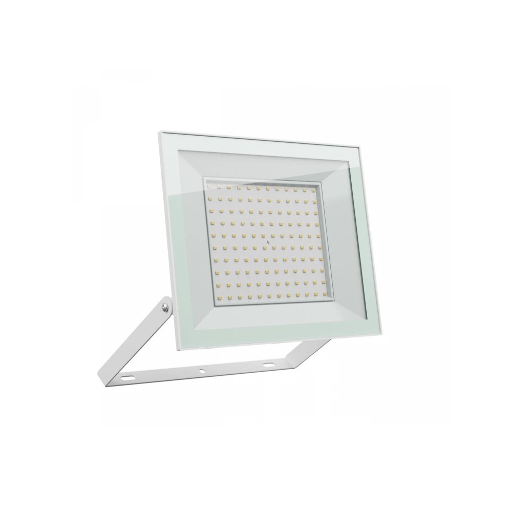 Noctis Lux 4 projektør 100W - Varm hvid, 230V, IP65, 8700lm, RA70 - Hvid, 251x207x26mm