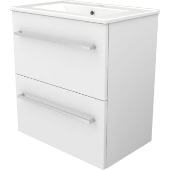 Sanibell Basicline kompakt møbelsæt 81x39,5cm hvid højglans