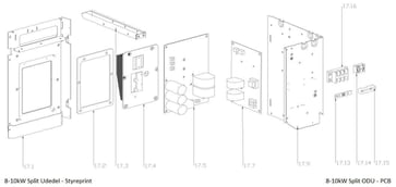 Inverter Print - 8/10kW Split/Monoblok