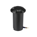 1W LED Nedgravningsspot - Lys 3000K, Sort - Effekt 1W, 50lm, RA80, IP67