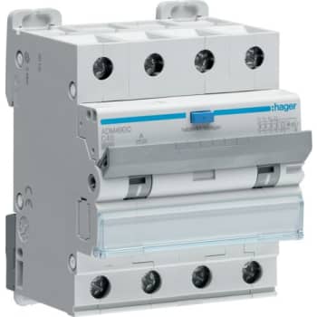 Kombiafbryder Automatsikring/HPFI C 40A 4P, 30 mA, ADM456C